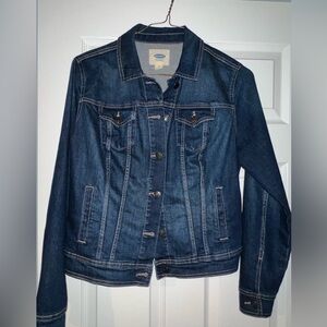 Old Navy Dark Denim Jacket (like new) worn only 2x